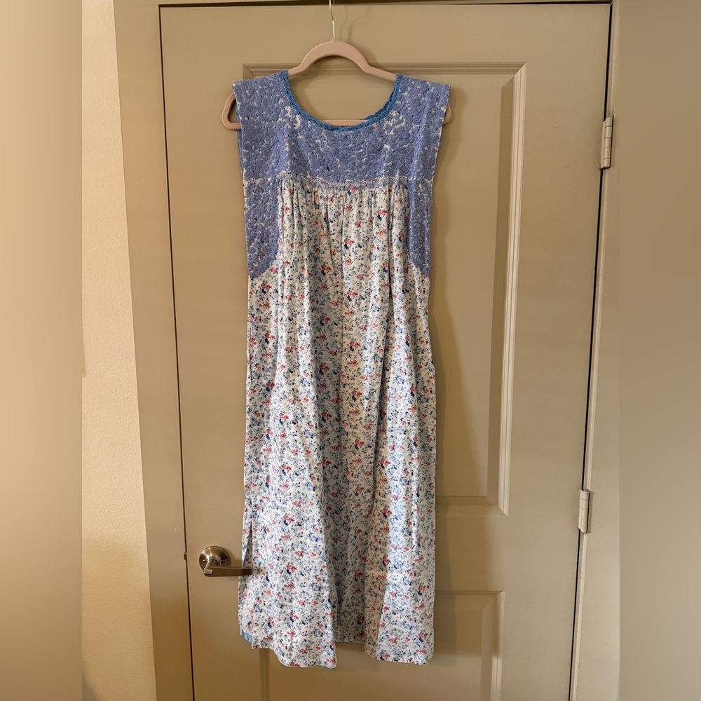 Mi Golondrina Printed Midi Dress - Size S - Picture 4 of 5
